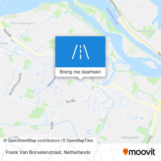 Frank Van Borselenstraat kaart