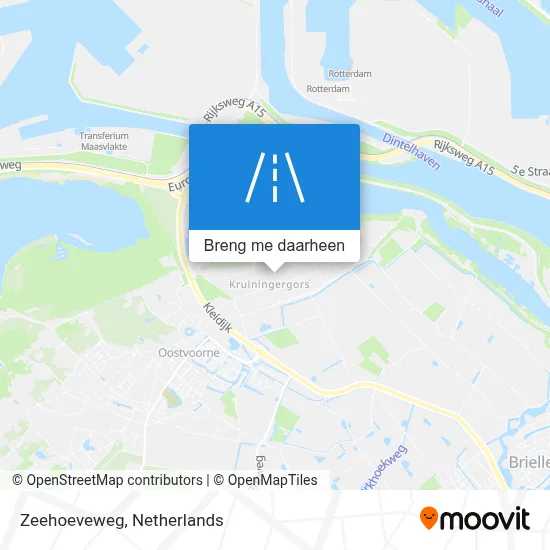 Zeehoeveweg kaart