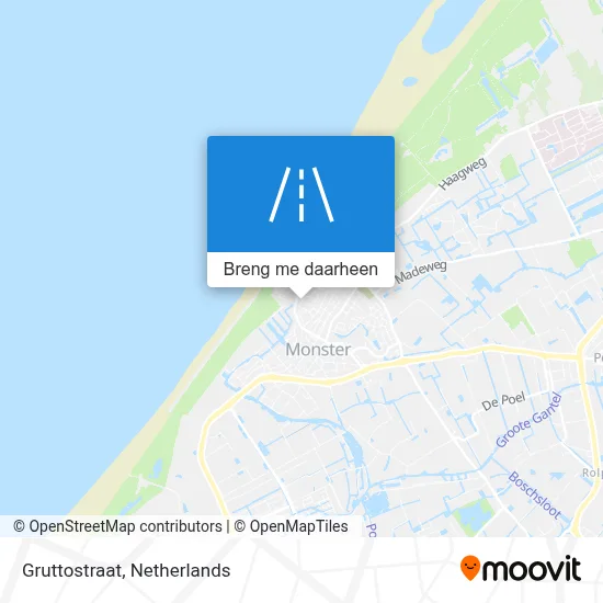 Gruttostraat kaart