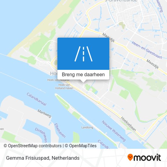 Gemma Frisiuspad kaart