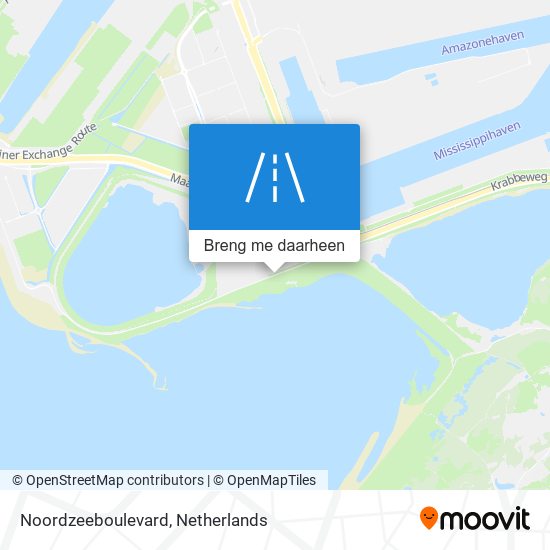 Noordzeeboulevard kaart