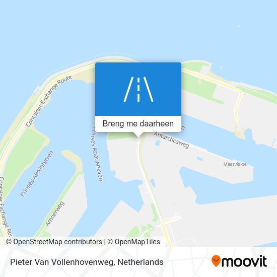Pieter Van Vollenhovenweg kaart