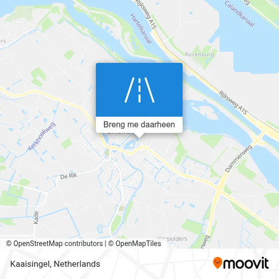 Kaaisingel kaart