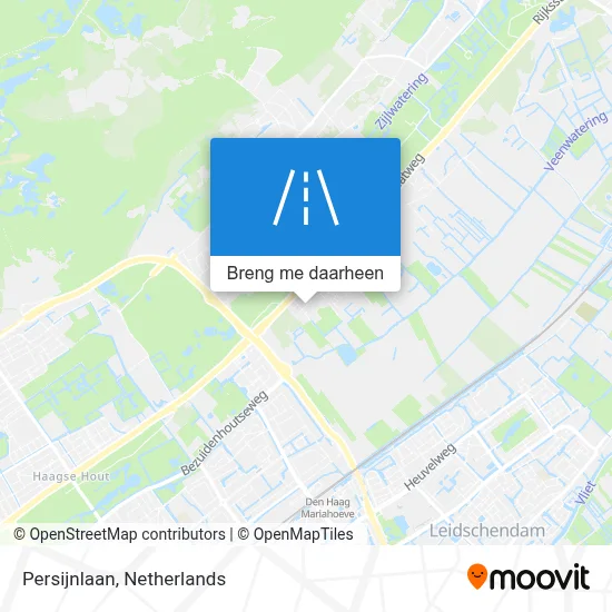 Persijnlaan kaart