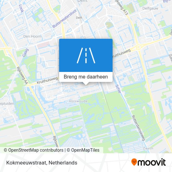 Kokmeeuwstraat kaart