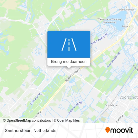 Santhorstlaan kaart