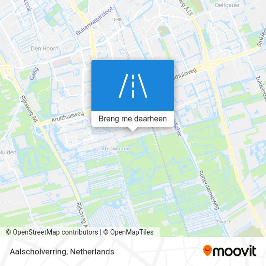 Aalscholverring kaart