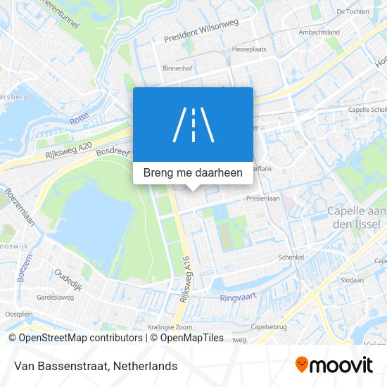 Van Bassenstraat kaart