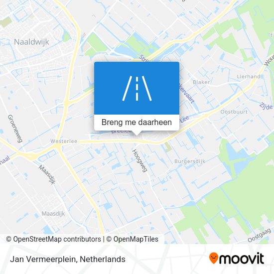 Jan Vermeerplein kaart