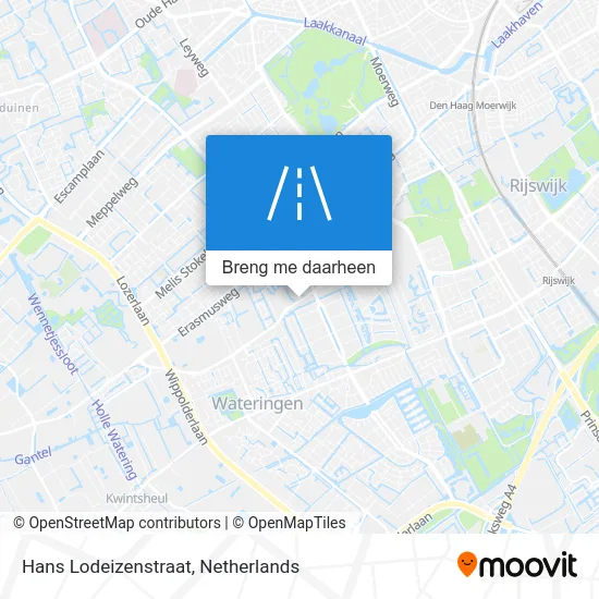 Hans Lodeizenstraat kaart