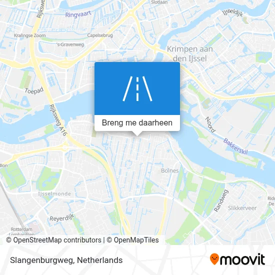 Slangenburgweg kaart