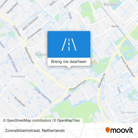 Zonnebloemstraat kaart