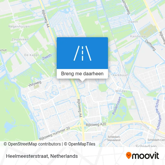 Heelmeesterstraat kaart