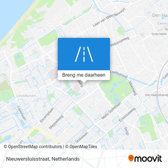 Nieuwersluisstraat kaart