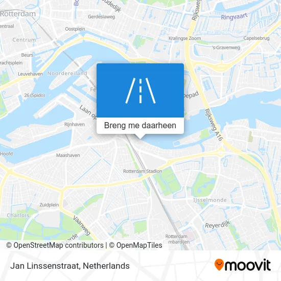 Jan Linssenstraat kaart