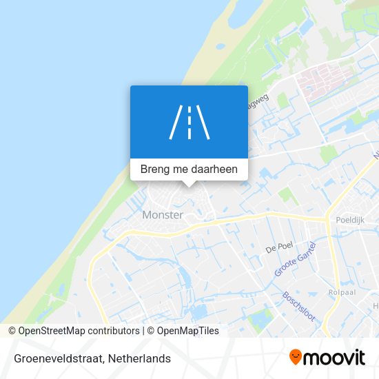 Groeneveldstraat kaart