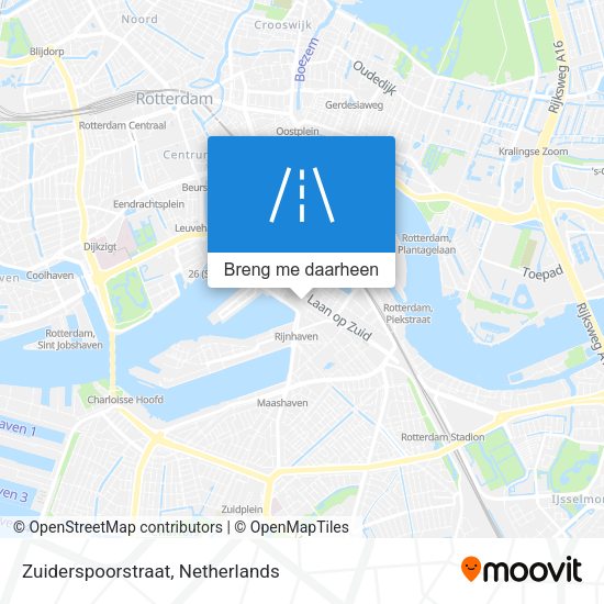 Zuiderspoorstraat kaart