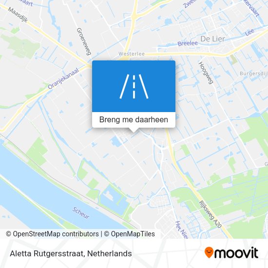 Aletta Rutgersstraat kaart