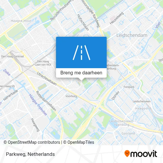 Parkweg kaart