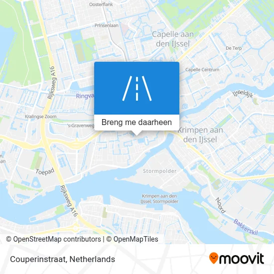 Couperinstraat kaart