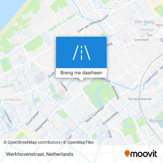 Werkhovenstraat kaart