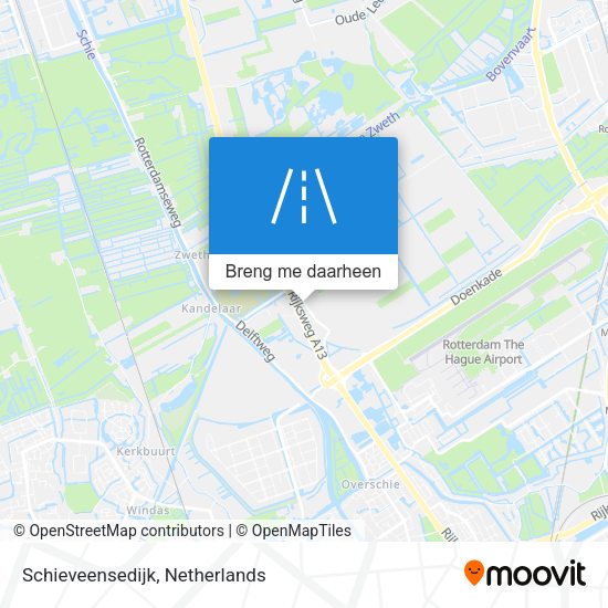 Schieveensedijk kaart