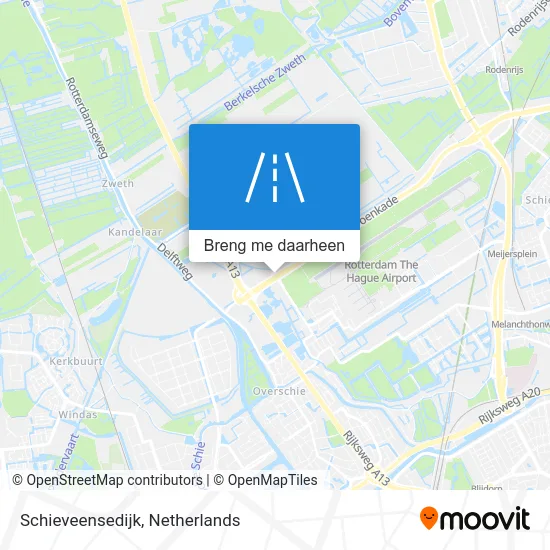 Schieveensedijk kaart