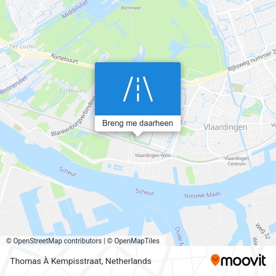 Thomas À Kempisstraat kaart