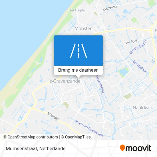 Mumsenstraat kaart
