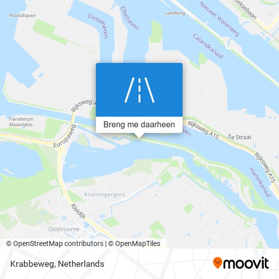 Krabbeweg kaart