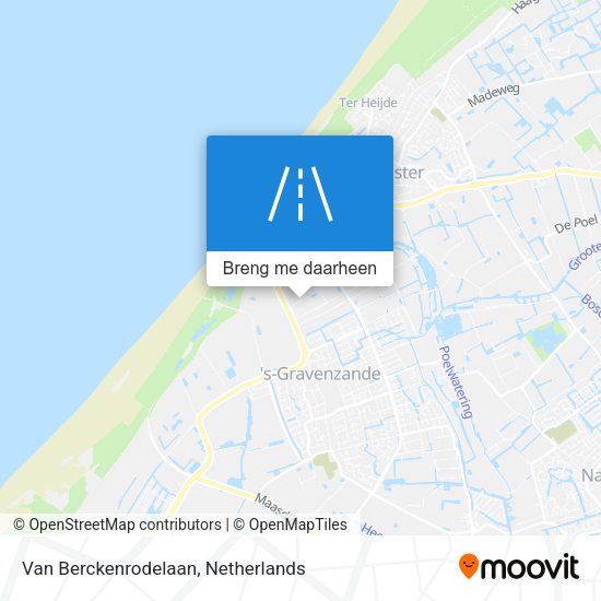 Van Berckenrodelaan kaart