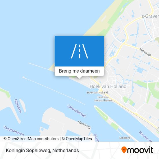 Koningin Sophieweg kaart