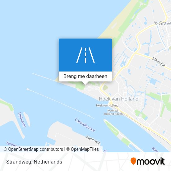 Strandweg kaart