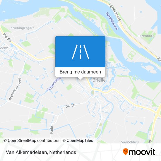 Van Alkemadelaan kaart