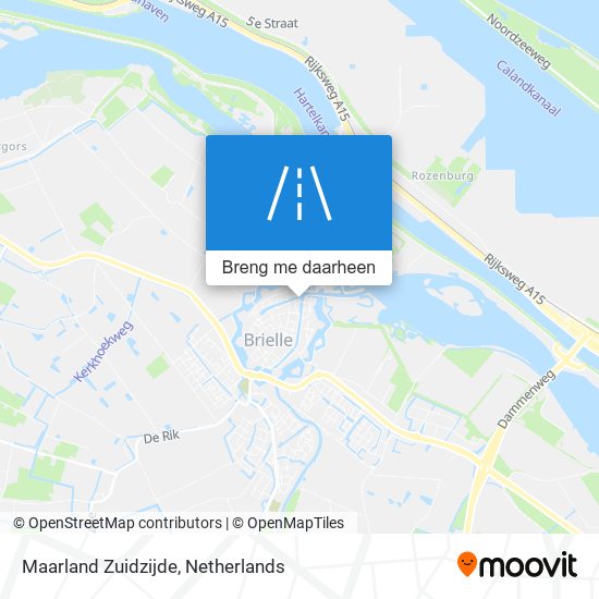 Maarland Zuidzijde kaart