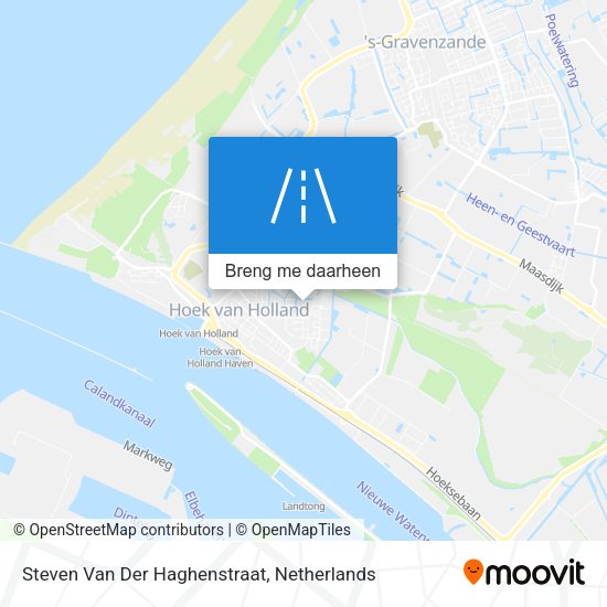 Steven Van Der Haghenstraat kaart