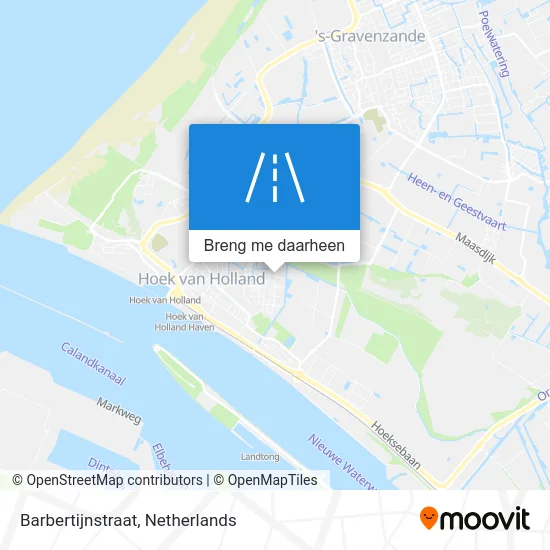 Barbertijnstraat kaart