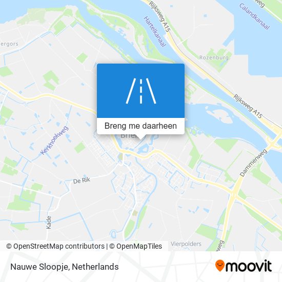 Nauwe Sloopje kaart