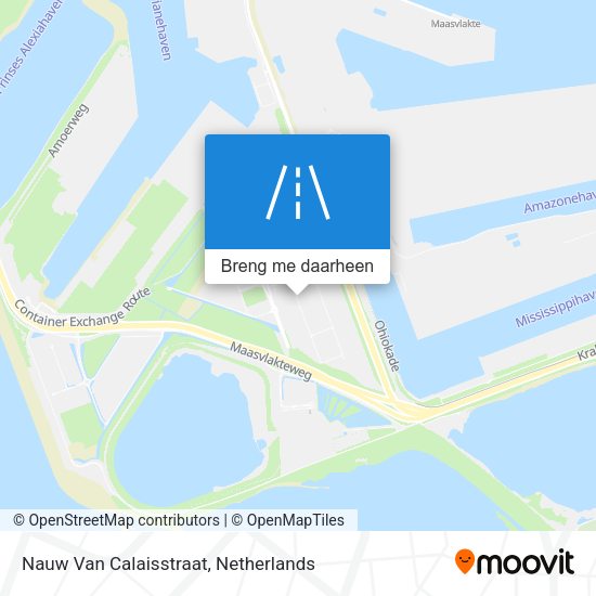 Nauw Van Calaisstraat kaart