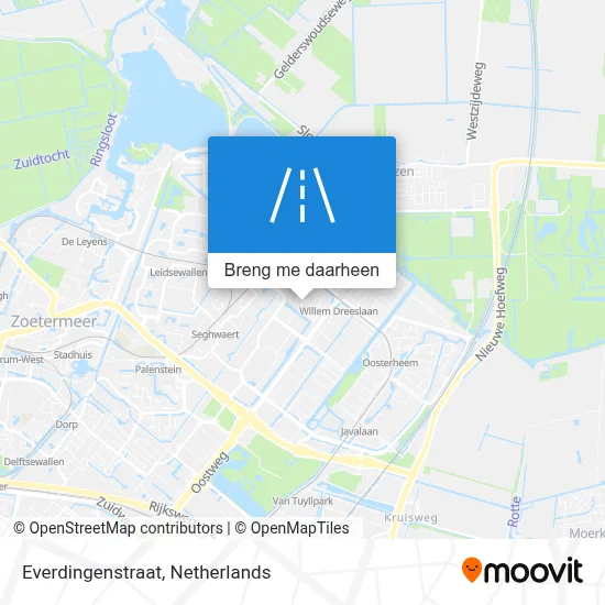 Everdingenstraat kaart
