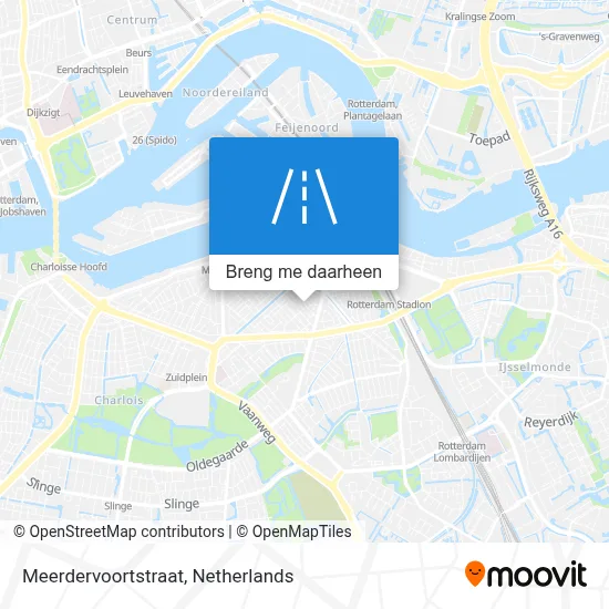 Meerdervoortstraat kaart