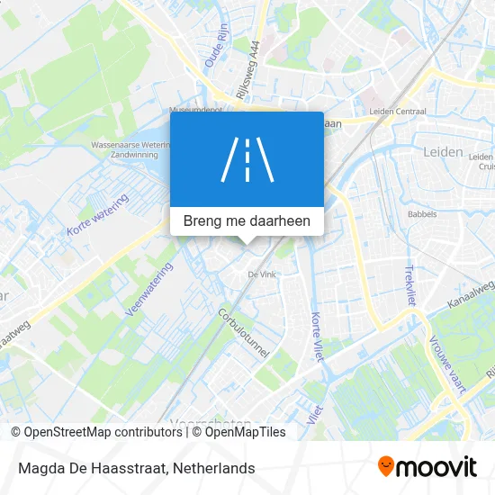 Magda De Haasstraat kaart