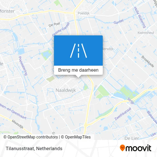 Tilanusstraat kaart