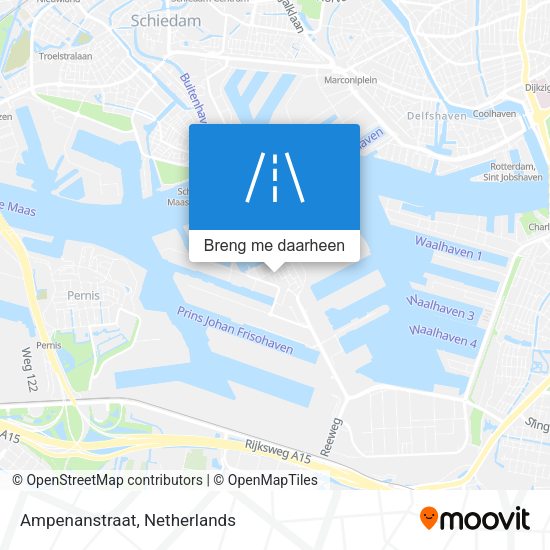 Ampenanstraat kaart