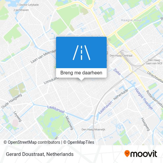 Gerard Doustraat kaart