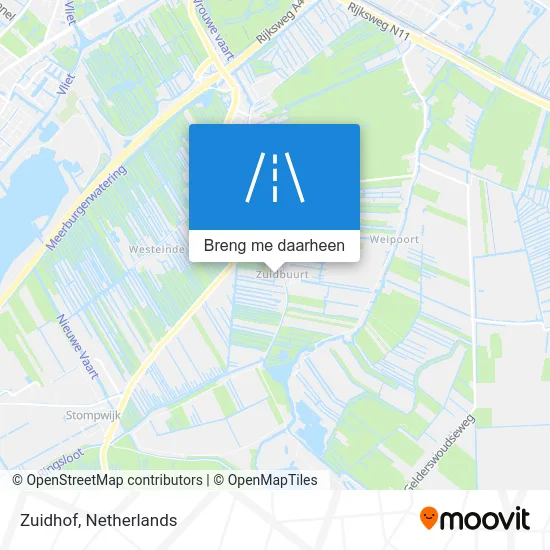 Zuidhof kaart