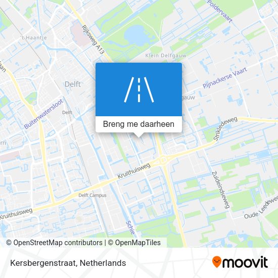 Kersbergenstraat kaart