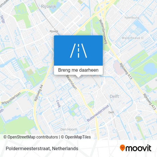 Poldermeesterstraat kaart