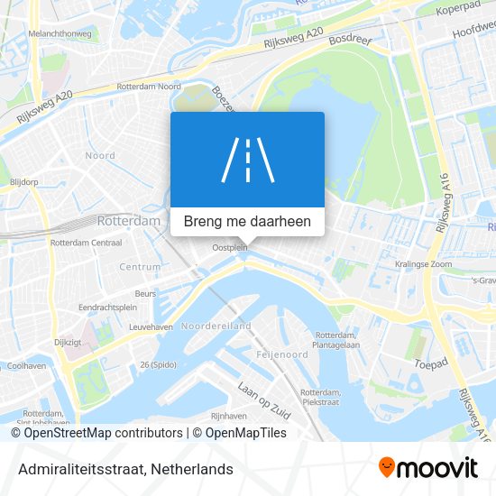 Admiraliteitsstraat kaart