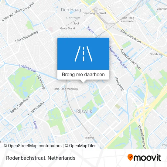 Rodenbachstraat kaart